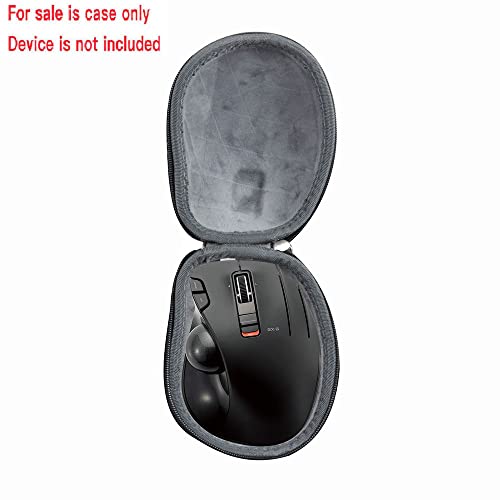 ELECOM Hermitshell Hard Travel Case for |4GHz Wireless Trackball Mouse (M-XT3DRBK Case) for Business Travellers: Durable