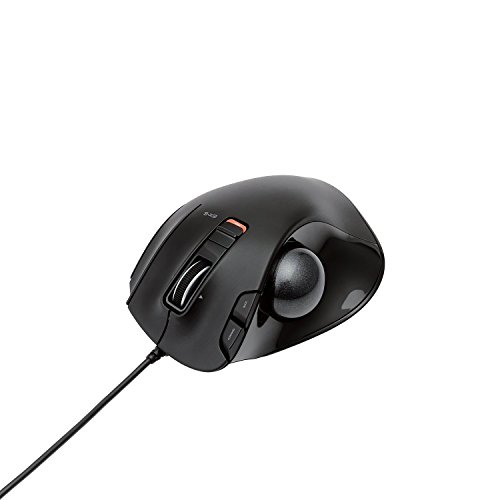 ELECOM EX-G Trackball Mouse for Ergonomic Comfort and Precision Tracking on Windows11 and macOS