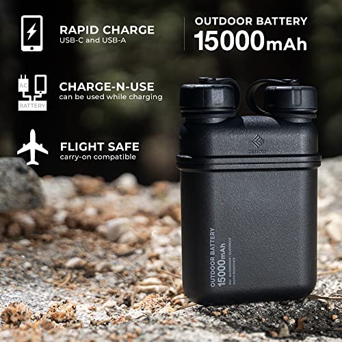 ELECOM NESTOUT 15000mAh Outdoor Power Bank for Camping and Travel
| ELECOM NESTOUT 15000mAh Solar Panel Charger for Eme
