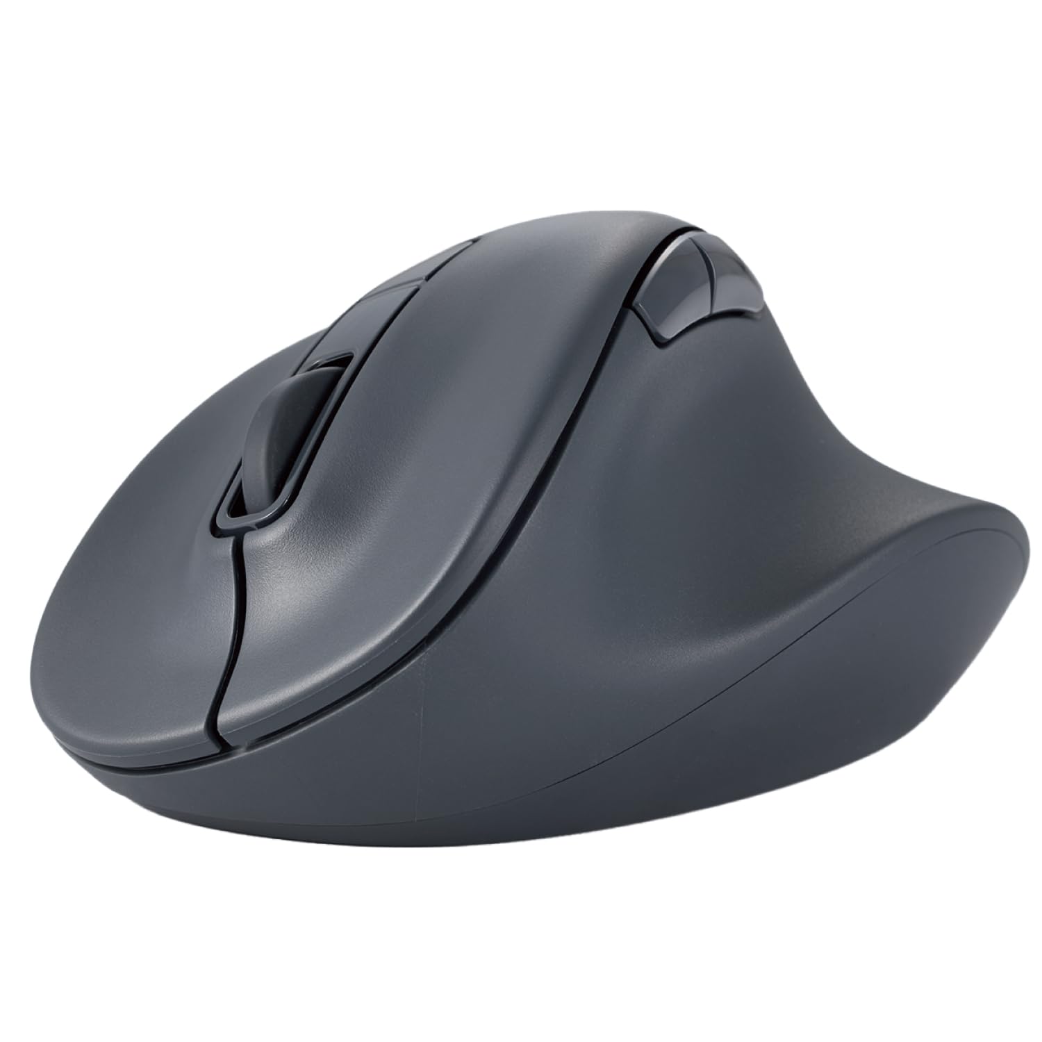 ELECOM Bluetooth Silent Click Ergonomic Mouse for Right Hand PC Mac Laptop 2000DPI 5 Buttons EX-G Lsize Black
| ELECOM