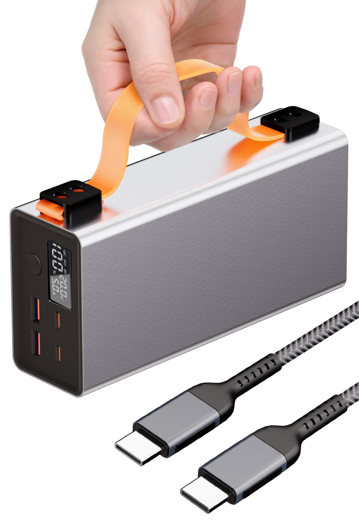 High Capacity Power Bank 86000mAh Single Output 140W Laptop Portable Charger PD|1 Fast Charging Comes with Smart Display
