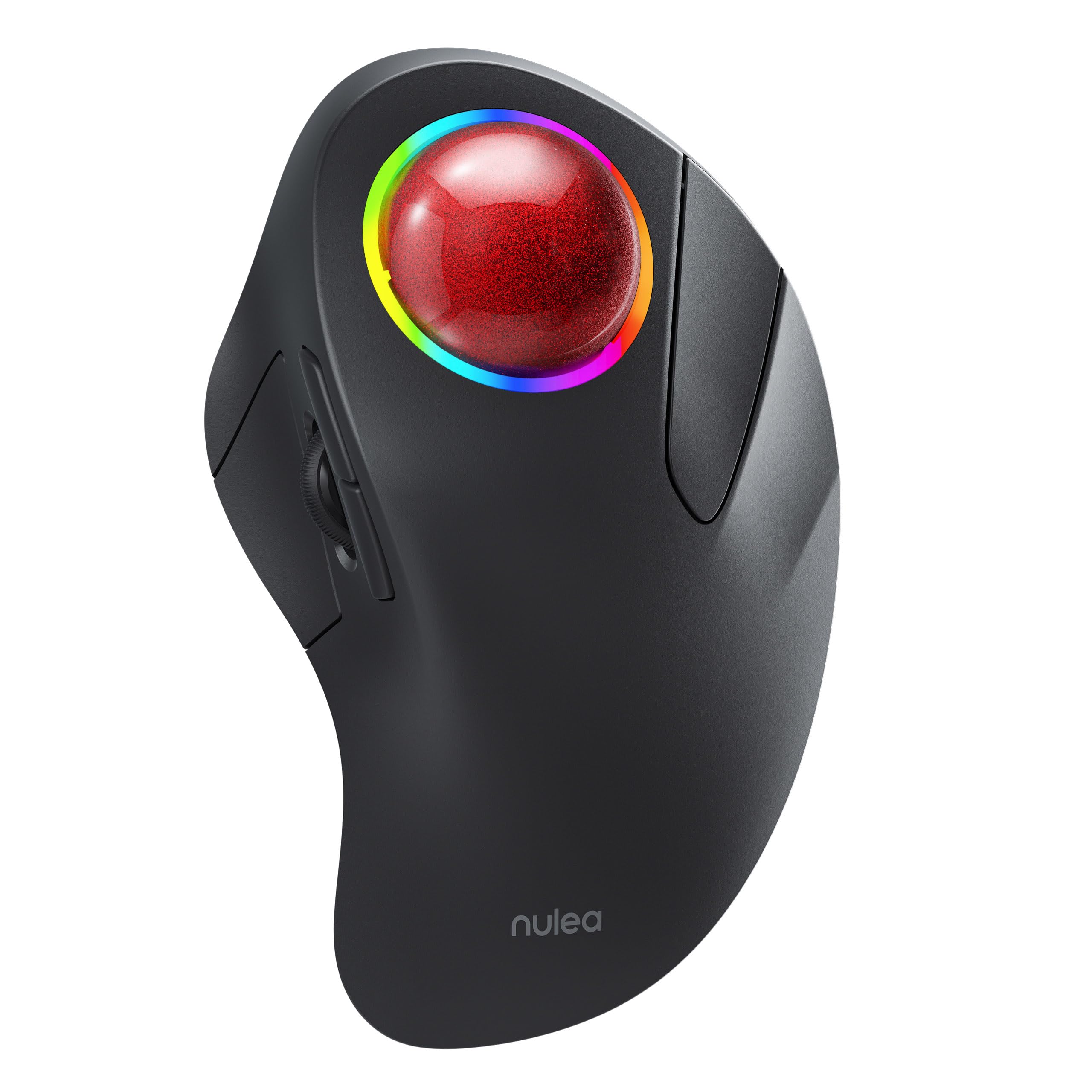 Nulea M505B Wireless Rechargeable Ergonomic RGB Rollerball Mouse for PC Laptop iPad Mac Windows Android
| Nulea M505B W